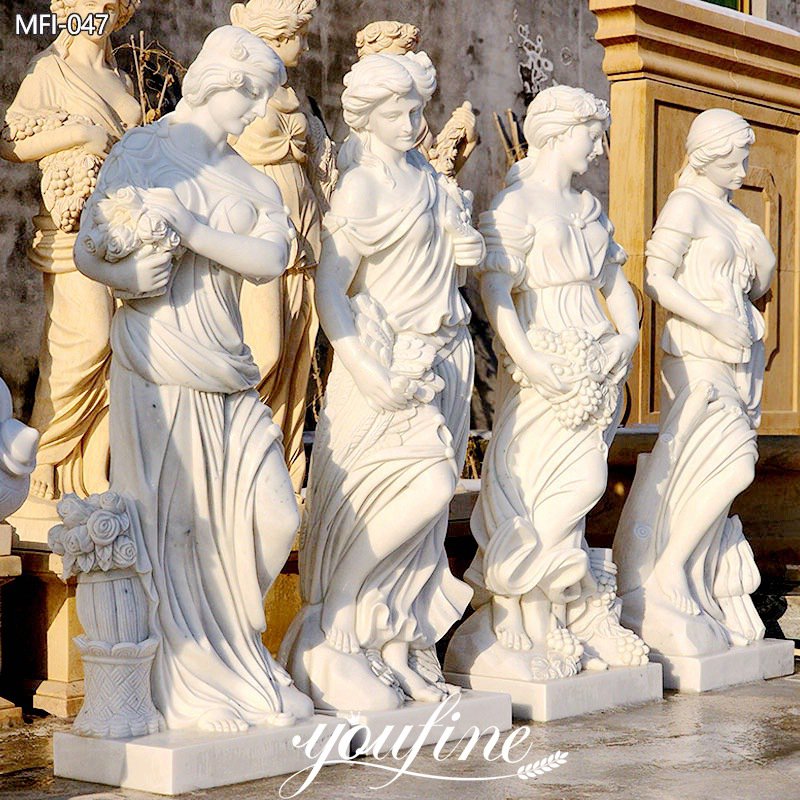 white-four-seasons-statues-for-garden (3)